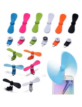 Portable Micro USB Cooling Fan Mute Mini Cooler For Mobile Android Cell Phone