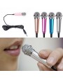 Mini 3.5mm Microphone Mic Mobile Phone Laptop MSN Karaoke Wired For Android IOS