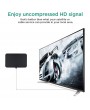 50 Mile Range Indoor HDTV Amplified HD TV Antenna Thin Flat 10FT Coax Black
