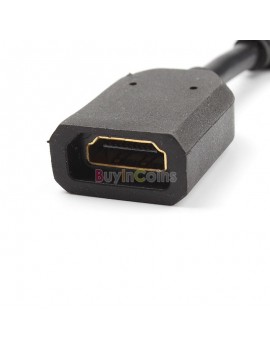 HDMI 1.4 Extension Cable Male to Female Adapter Gold Connector1080P for HDTV
