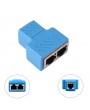 1 to 2 LAN Ethernet Network RJ45 8P8C Splitter Extender Plug Adapter Connector
