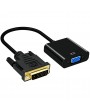 1080P DVI-D to VGA Adapter Cable 24+1 25 Pin DVI Male to 15 Pin VGA Female Video Converter Connector