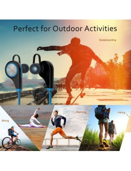 Q9 Wireless Bluetooth Headset Headphone In-ear Sports Stereo Music Earphone with MIC For iPhone Samsung