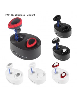 Mini TWS-K2 Free Stereo Twins Wireless Bluetooth 4.1 Headphone In-ear  Headset Earphone Earbuds