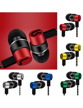 Universal 3.5mm In-Ear Stereo Earbuds Earphone Mic For Samsung For iPhone Cool