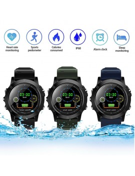 Bluetooth Waterproof Heart Rate Blood Pressure Monitor Smart Watch Bracelet for iOS Android
