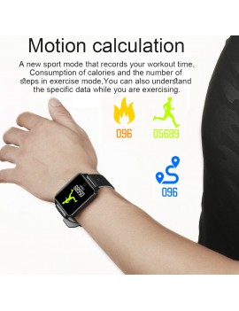 Sport Smart Watch Waterproof Smart Watch Heart Rate Monitor Bracelet Wristband for iOS Android