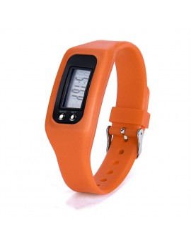 Silicone Pedometer Watch Environmental Protection Walking Distance Counter High Quality LCD Sports Bracelet