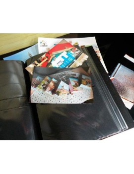 PU Leather Photo Album for Kodak Photos 3.5x5&quot; - Red