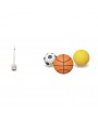 10 Pcs Inflating Needle Basketball Soccer Football Pump Needle Pins Inflatable Nozzle