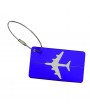 Travel Aluminium Plane Luggage Tags Suitcase Label Name Address ID Baggage Tag