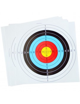 Archery & Crossbow Paper Target Faces 40x40cm