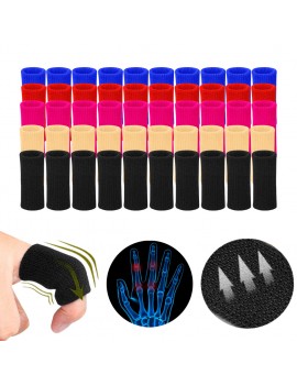 Finger Sleeves Support Thumb Splint Brace For Arthritis Breathable Elastic Finger Tape For Basketball Tennis Baseball Cricket Volleyball Badminton