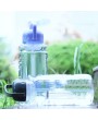 Water Bottle With Straw Gym Drink BPA-Free Sport High-capacity 2000ML Kettle For Hiking Travel Cycling