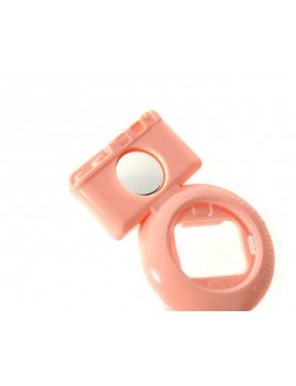 Camera Self Portrait Photo Lens Frame with Mirror - Pink