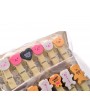 12 Pcs Wooden Pegs Paper Photo Clip With Linen String - Bear